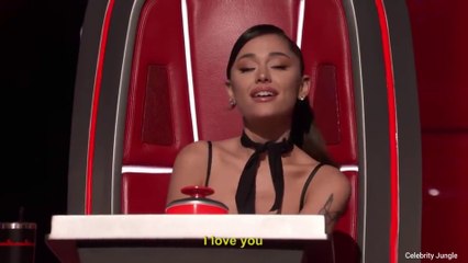 See Ariana Grande Reaction when  Fan say "I Love You" at  TheVoice2021