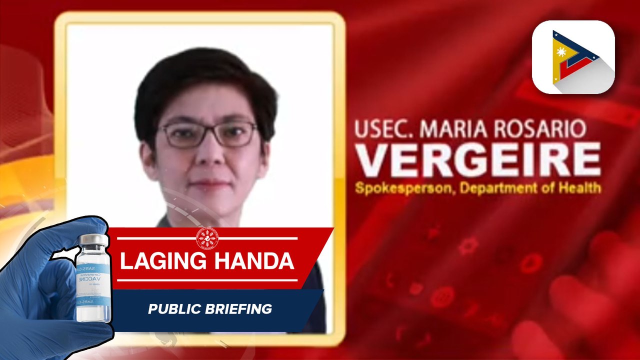 Panayam ng PTV kay DOH USec. Maria Rosario Vergeire kaugnay ng paglilinaw sa iba't ibang issue sa mga hakbang ng pamahalaan kaugnay sa COVID-19 sa bansa