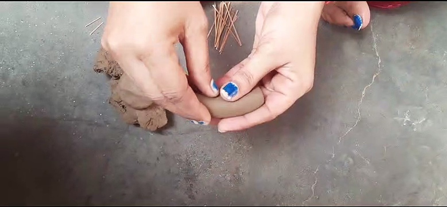 How to make peacock with Soil (Mitti) | Mitti modelling peacock | mor banane ka tarika |