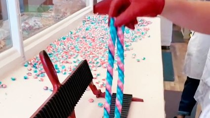 This mesmerizing pillow candy is handmade