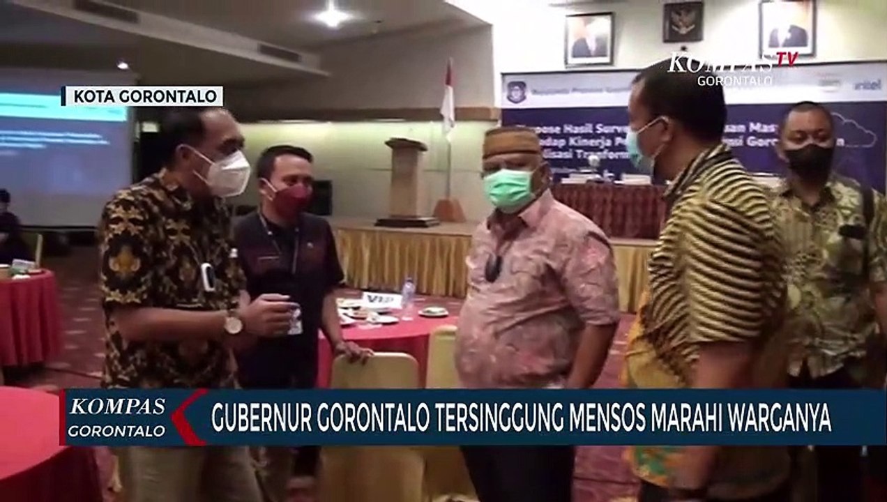 Gubernur Gorontalo Tersinggung Mensos Marahi Warganya