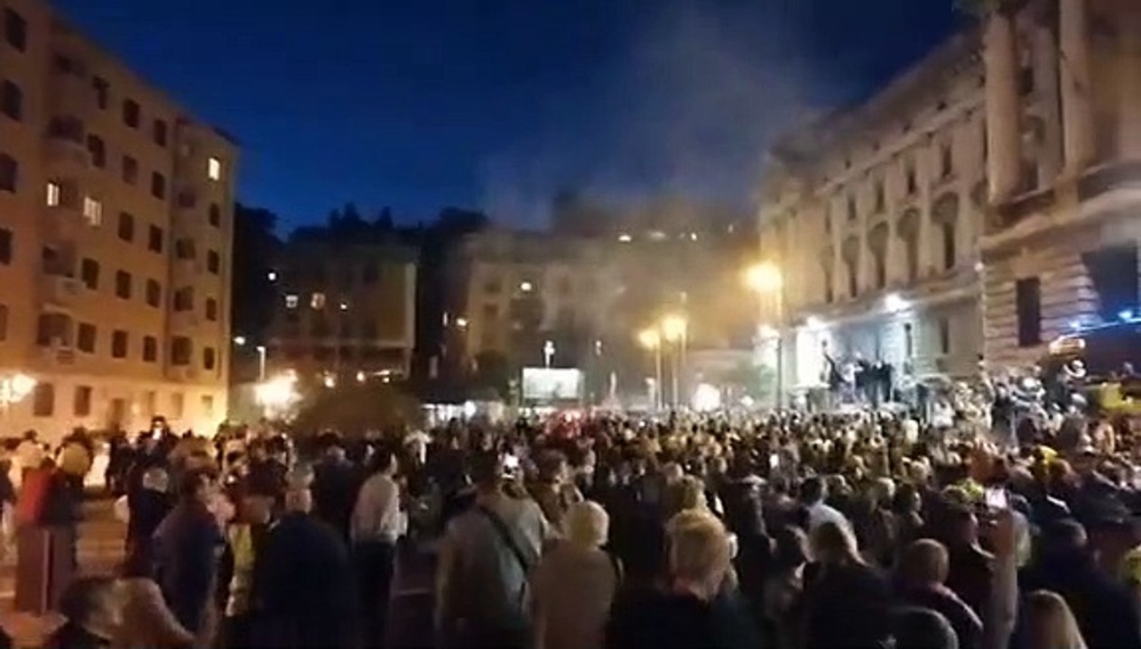 Proteste contro il Green Pass a Trieste