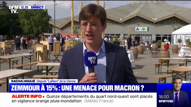 Pour le député LaREM Sacha Houlié, Éric Zemmour est une créature médiatique qui ne connaît pas la France