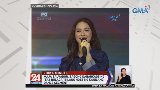 Maja Salvador, bagong Dabarkads ng Eat Bulaga bilang host ng kanilang dance segment | 24 Oras Weekend