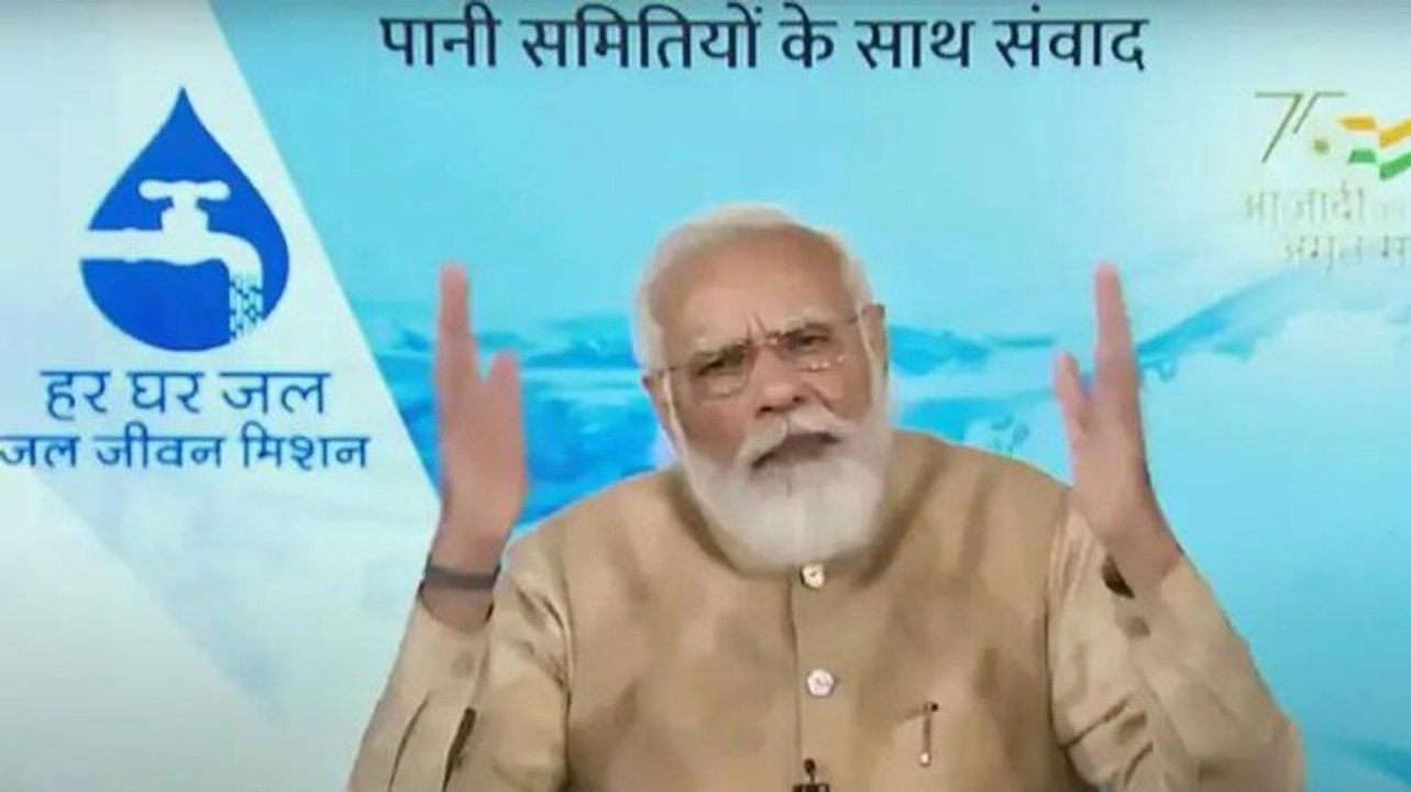 Watch: 5 cr households got water connection under Jal Jeevan Mission since launch in 2019, says PM Modi