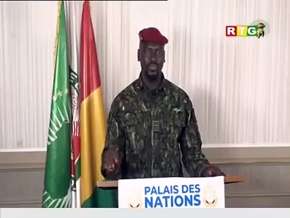 An 63 de la Guinée : le colonel-président appelle les Guinéens à l'unité
