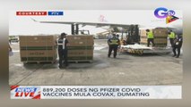 889,200 doses ng Pfizer COVID vaccines mula Covax, dumating | News Live