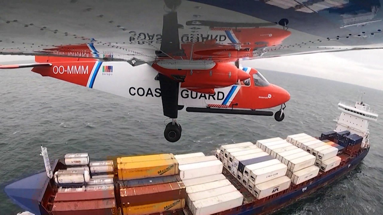 L'avion "renifleur" qui traque les gaz émis par les navires en mer du Nord