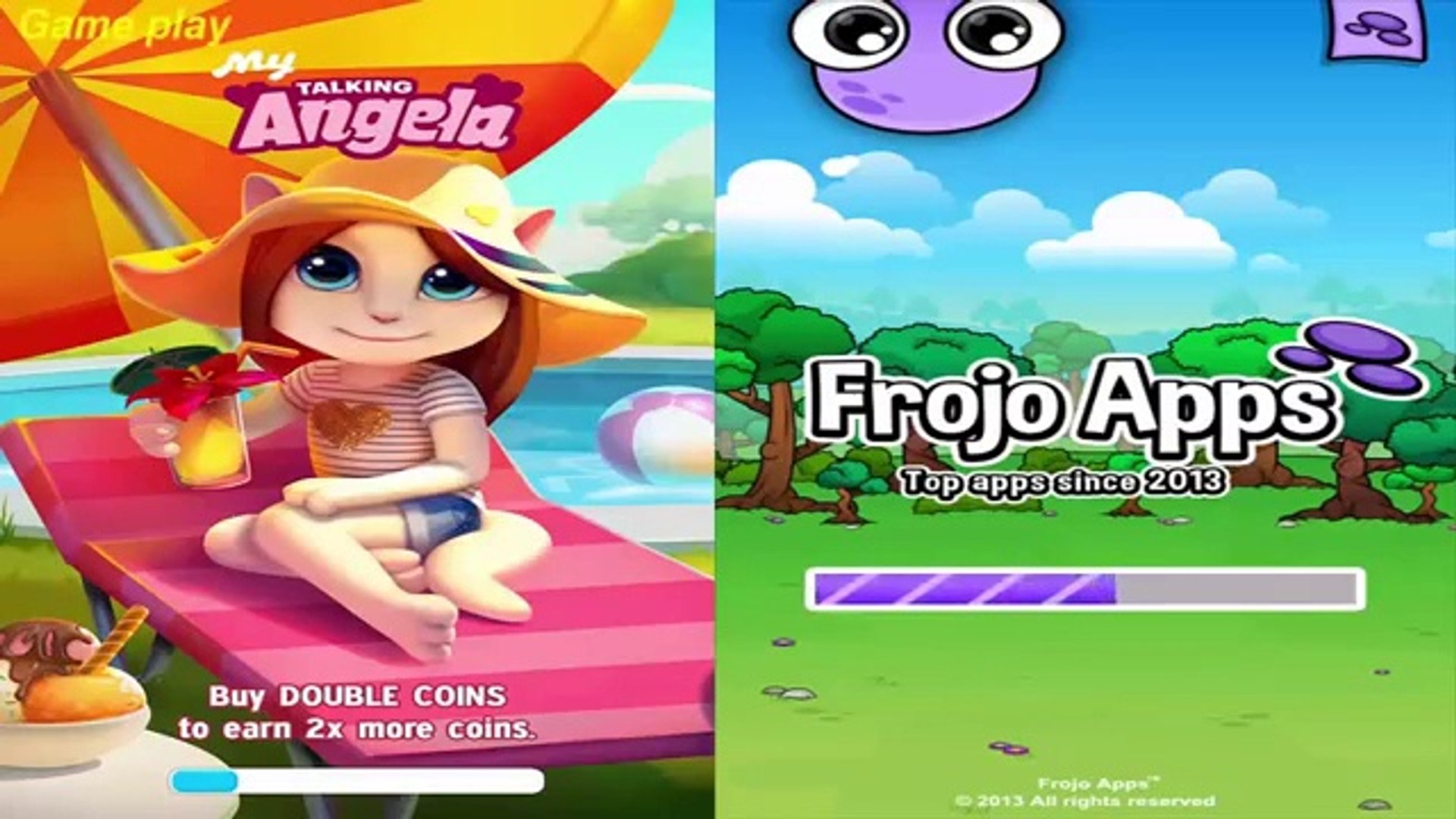 My Talking Angela Vs Moy 5 Virtual Pet Game - Android Gameplay HD