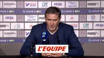 Montanier : « Il nous a manqué de l'efficacité et de la précision » - Foot - L2 - Toulouse