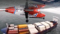 Belgian coast guard plane 'sniffs out' high levels of pollution emitted from ships