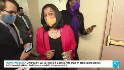 Biden visitó el Congreso para intentar mediar entre moderados y progresistas del Partido Demócrata