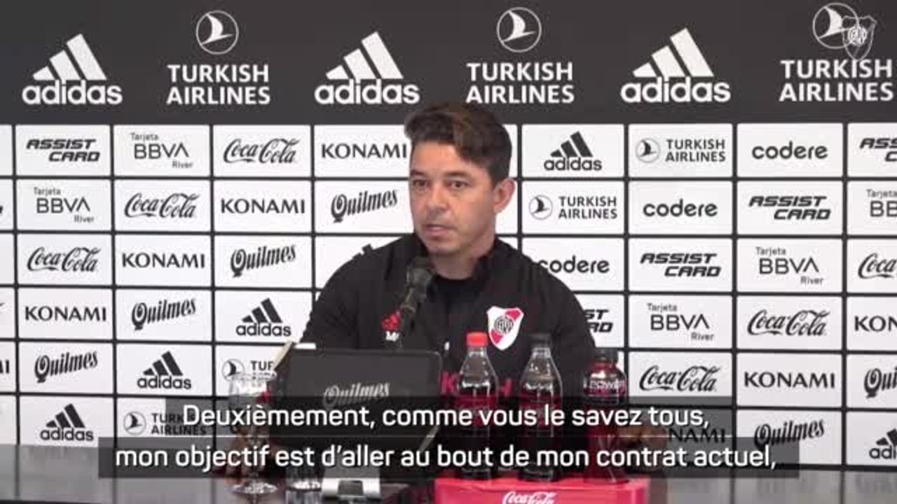 River Plate - Gallardo répond à la rumeur Barcelone