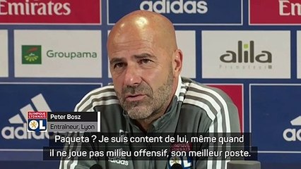 9e j. - Bosz : "Paqueta meilleur joueur de Ligue 1 ? On ne peut pas dire ça"