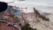 Durban beach closed due to high waves DRAMATIC AERIAL VIDEO