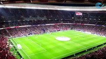 Así vibró el Wanda Metropolitano cantando el himno del Atlético
