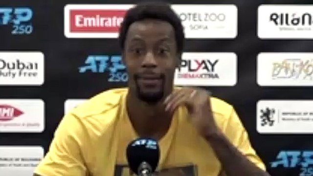 ATP - Sofia 2021 - Gaël Monfils : On est trois avec Rafael Nadal, Roger Federer et moi... je suis flatté être à côté d'eux !