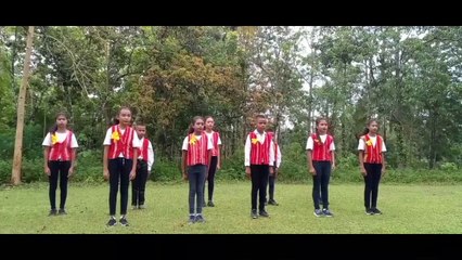 Musik dan gerak anak sekami. Ada orang buta minta sedeka