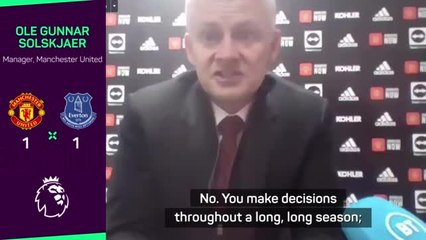 Solskjaer has no regrets over benching Ronaldo