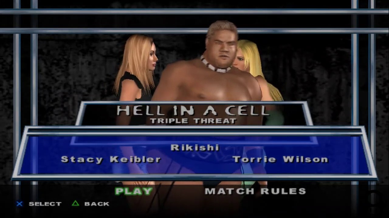 Here Comes the Pain Stacy Keibler vs Rikishi vs Torrie Wilson
