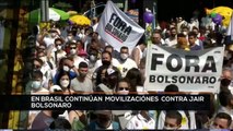 teleSUR Noticias 14:30 2- 10: En Brasil continúan movilizaciones contra Bolsonaro