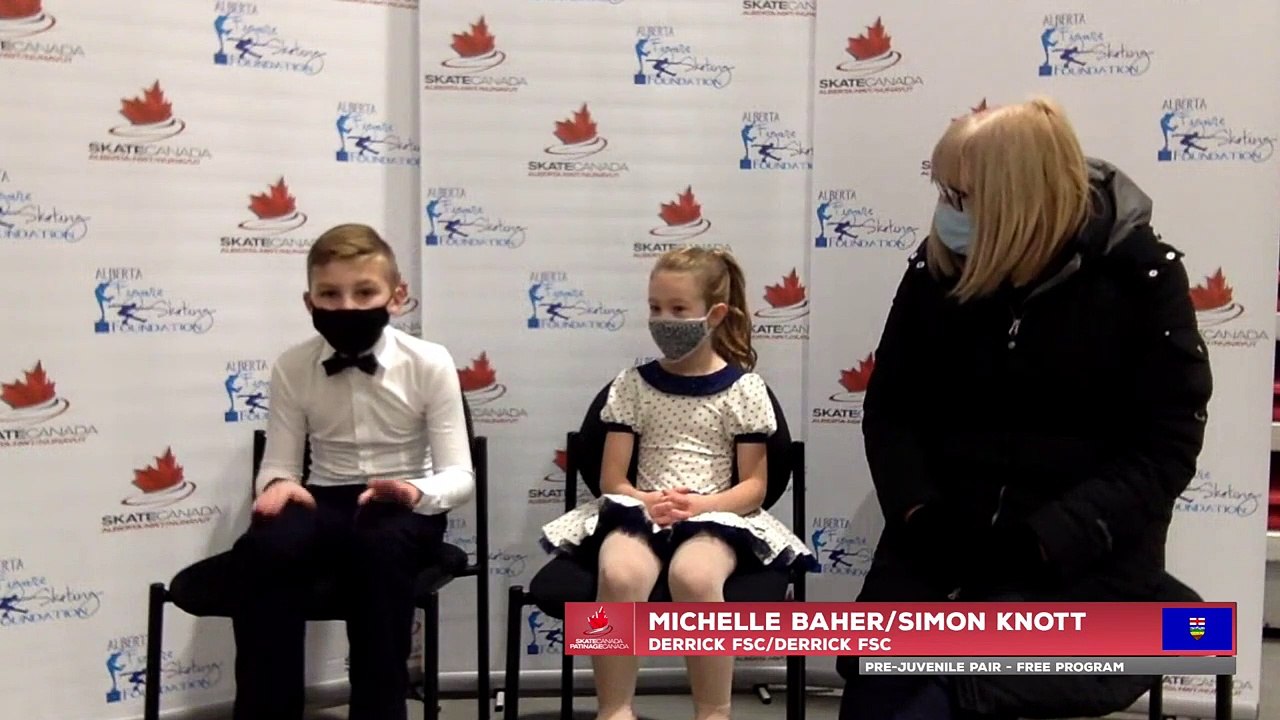 Pre-Juvenile, Juvenile Pairs Free Program and Pre-Novice Pairs Short Program - 2021 Fall Invitational Competition - Aspen Custom Trailers Arena (11)