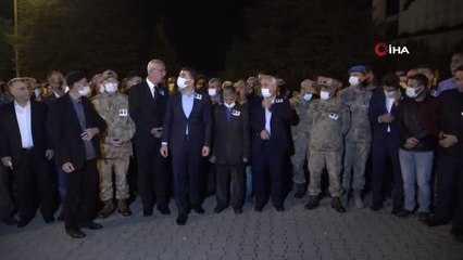 Ağıtlar Kürtçe yükseldi... Bingöl'de terör saldırısında şehit olan işçiler son yolculuğuna uğurlandı