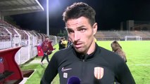 Jérémy Aymes après la qualification du FC Martigues contre Grasse en Coupe de France
