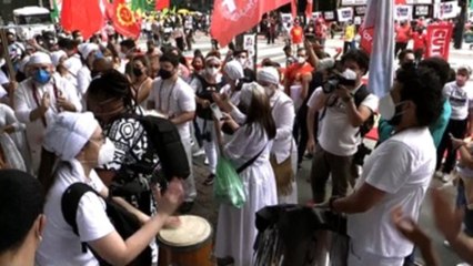 La izquierda y el centro de Brasil se juntan por primera vez en marchas contra Bolsonaro