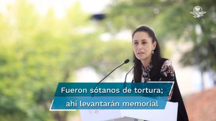 Sheinbaum anuncia memorial en sótanos de Tlaxcoaque; eran centro de tortura en la Guerra Sucia