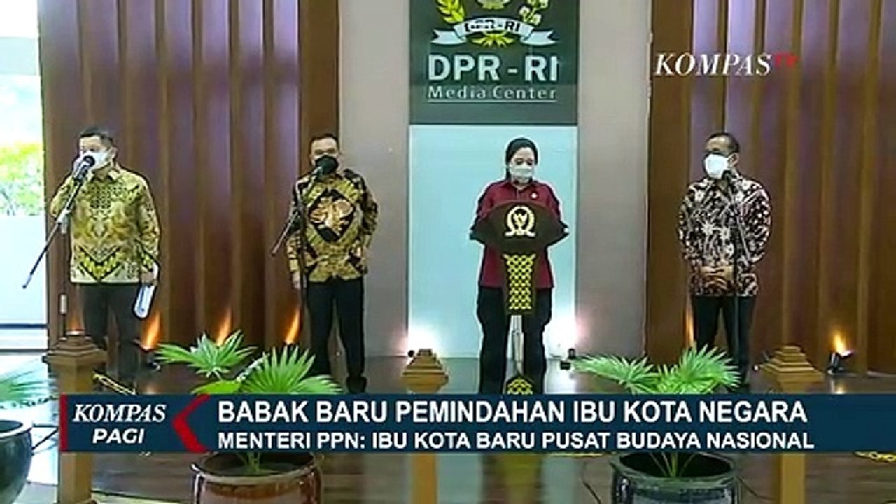 Pemerintah Serahkan Surpres RUU Ibu Kota Negara ke DPR