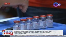 DOH Usec. Cabotaje: 10% ng mga edad 12-17 na may underlying condition ang unang tuturukan ng COVID-19 vaccine | News Live