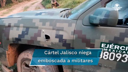 CJNG niega ataque a personal militar en Jalisco; acusan a la guardia comunitaria
