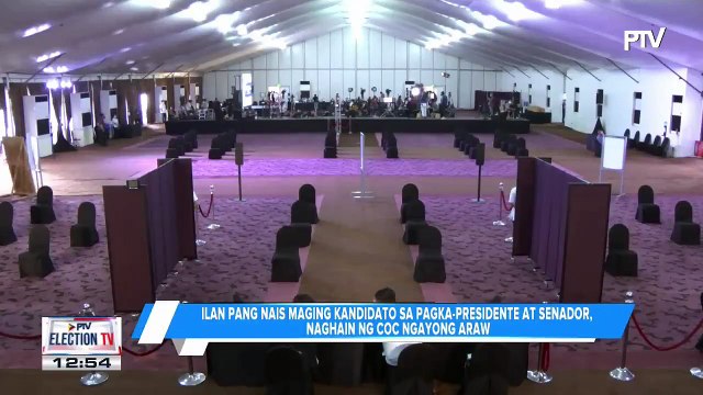 Ilang pang nais maging kandidato sa pagka-presidente at senador, naghain ng COC ngayong araw