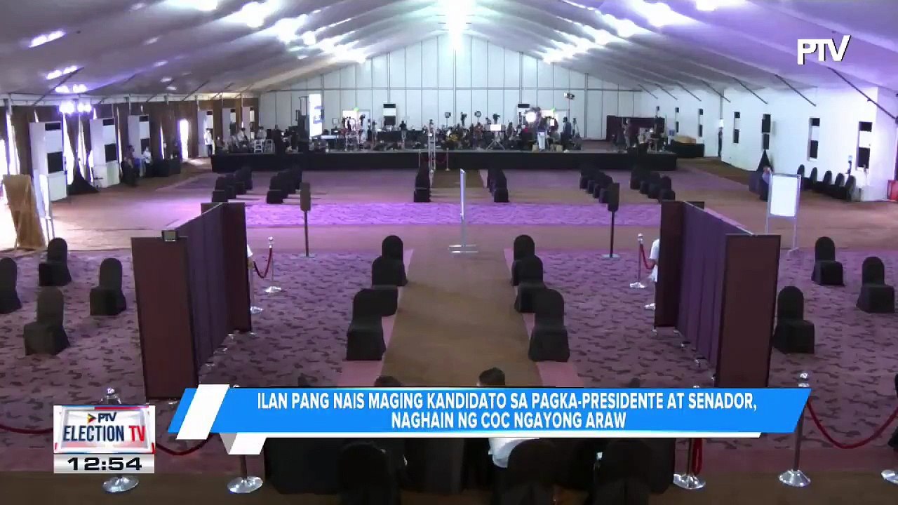 Ilang pang nais maging kandidato sa pagka-presidente at senador, naghain ng COC ngayong araw