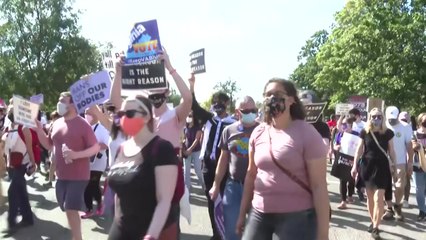 美 전역서 '낙태권 보장 촉구' 집회...12만 명 참여 / YTN