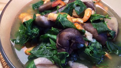 CANH RAU NGÓT NẤM TRÀM VỊ NGỌT LỊM TIM