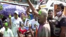 Bengal By-Polls: Celebrations begin outside Mamata's house