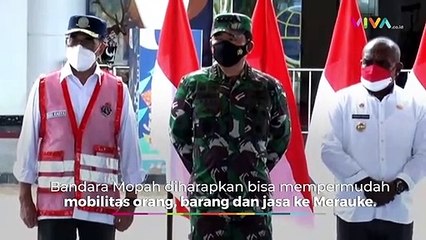 Jokowi Resmikan Bandara Baru, Tingkah Pak Bas Curi Perhatian