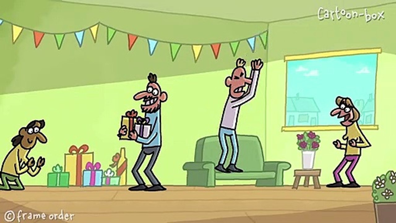 A Big Surprise - Cartoon Box  by FRAME ORDER - Hilarious Cartoons