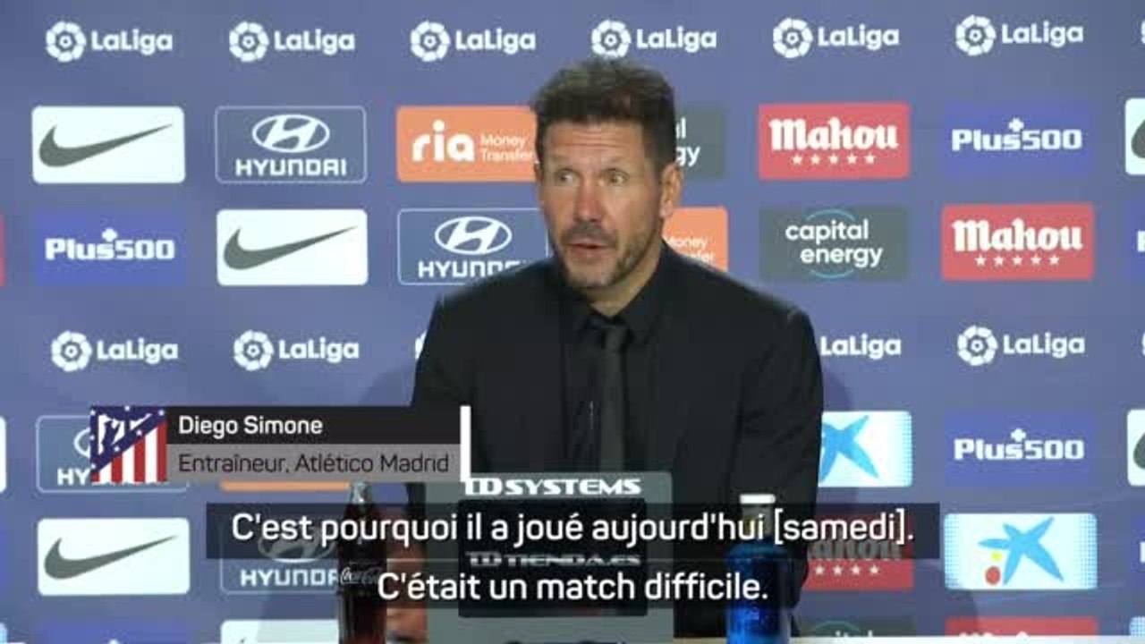 8e j. - Simeone : "Lemar progresse"