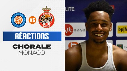 2021/22 Réactions après Chorale - Monaco (75-80, BE J1)
