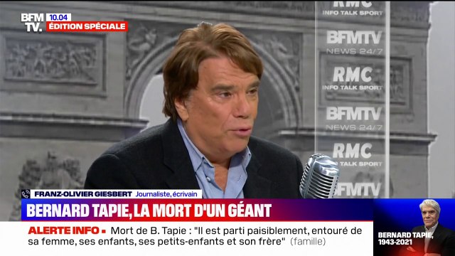 Franz-Olivier Giesbert: Bernard Tapie a eu au moins une vingtaine de vies