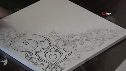 Çini ile telkari birleşti ortaya birbirinden güzel eserler çıktı