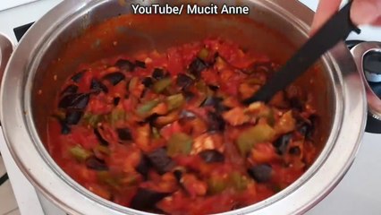 PATLICAN VE BİBER ile KAHVALTILIK SOS KONSERVE Şakşuka_ KIŞ HAZIRLIKLARI❗