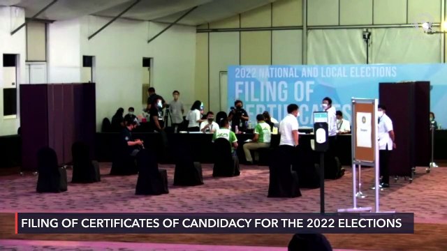 Filing of certificates of candidacy for 2022 Philippine elections | Sunday, October 3 (8)