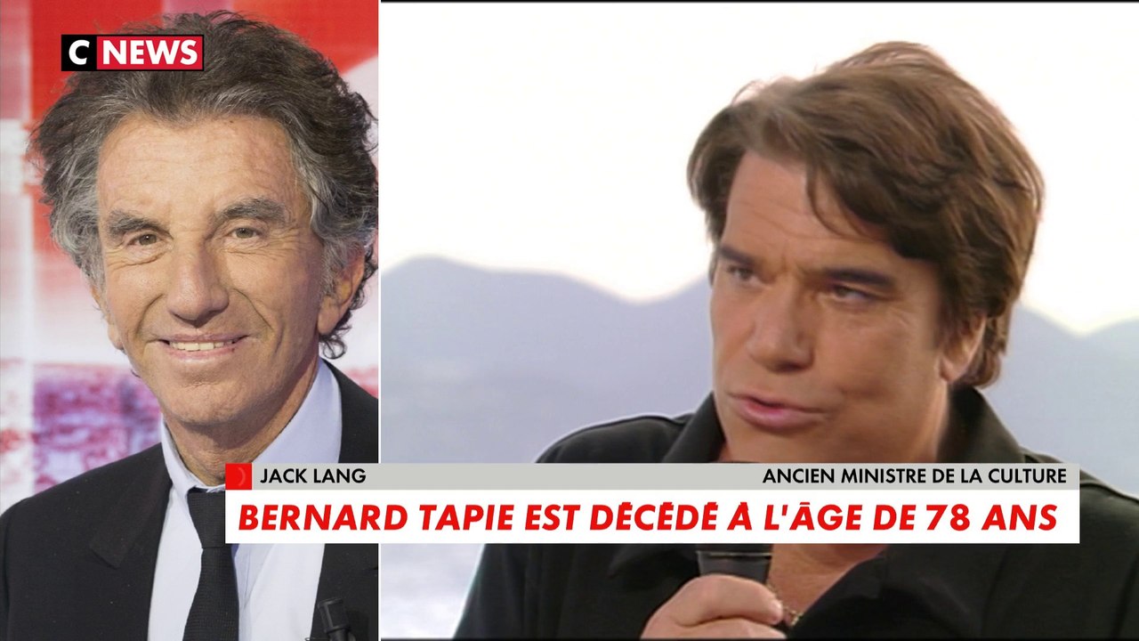 Décès de Bernard Tapie : l'hommage de Jack Lang