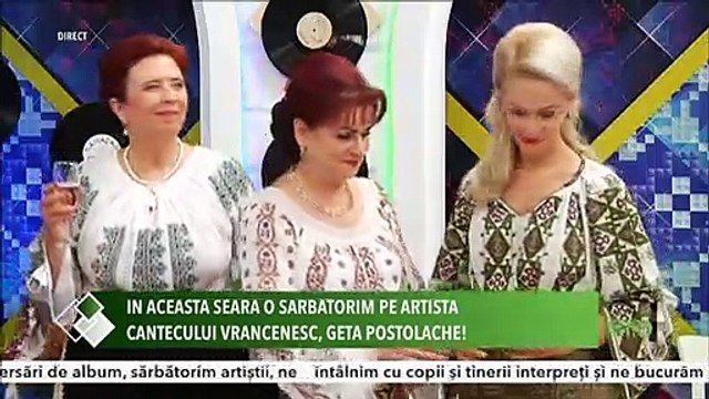 Geta Postolache - Sus paharul fiecare (Ramasag pe folclor - ETNO TV - 27.09.2021)