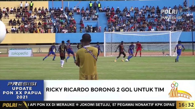 PRESISI Update PON XX Papua : Live Report Papua Lolos Babak 6 Besar Cabor Sepak Bola