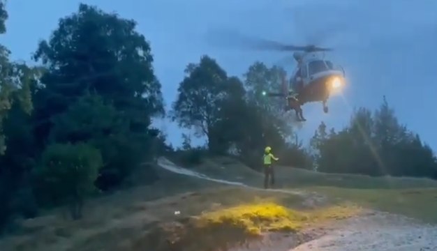 Varese - Escursionista dispersa sul Monte Martica: salvata dai Vigili del Fuoco (03.10.21)
